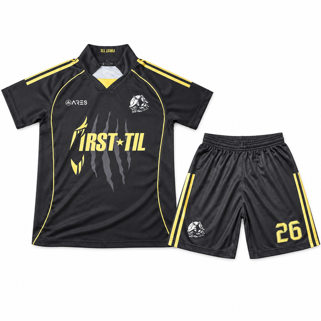 FIRST TIL Black & Gold Soccer Set